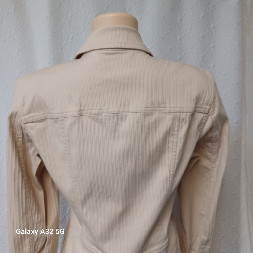 Coldwater Creek Women Size 10 Light Tan Utility Jacket - Picture 7 of 11